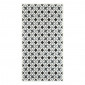 Tapis de cuisine YARA noir motif carreaux de ciment 80x150cm|Tapis|Baita Home