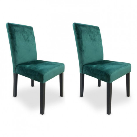 Lot de 2 Chaises Design "Shaliman" 89cm Vert|Chaise|Paris Prix