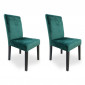 Lot de 2 Chaises Design "Shaliman" 89cm Vert|Chaise|Paris Prix