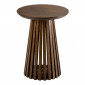 Table d'Appoint Design en Bois "Vincent" 40cm Marron|Table Basse|Paris Prix