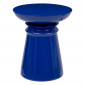 Table d'Appoint Totem "Jaya" 43cm Bleu Indigo|Table Basse|Paris Prix