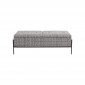 Banc-coffre Iceland 120x40cm blanc et noir Kare Design|Banquettes / Bancs / Poufs|Kare