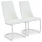 Lot de 2 Chaises Design "Darling" 95cm Blanc|Chaise|Paris Prix