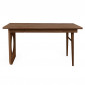 Bureau 1 Tiroir Design "Bau" 140cm Noyer|Bureau|Paris Prix