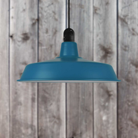 Suspension bleue d'extérieur diam 45cm|Suspensions|Lampe Avenue