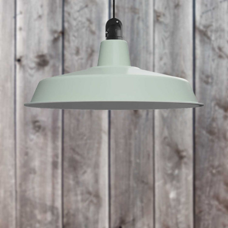 Suspension extérieure vert d'eau diamètre 55cm|Suspensions|Lampe Avenue