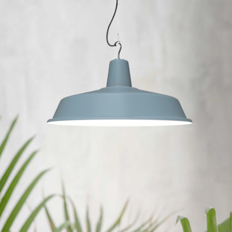 Suspension extérieure bleu pastel - Made in France|Suspensions|Lampe Avenue