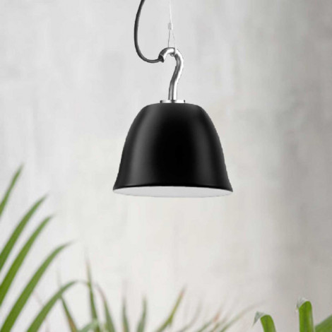 Suspension extérieure crochet cloche noire - Made in France|Suspensions|Lampe Avenue