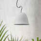 Suspension extérieure crochet cloche blanche - Made in France|Suspensions|Lampe Avenue