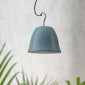 Suspension extérieure crochet cloche bleue - Made in France|Suspensions|Lampe Avenue