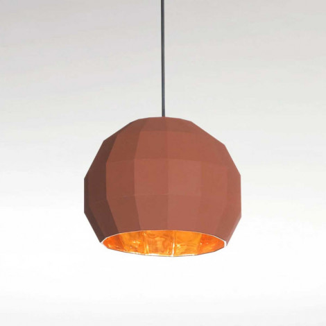 Suspension terre cuite et or - plusieurs dimensions|Suspensions|Lampe Avenue