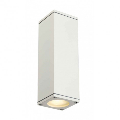 THEO UPetDOWN OUT applique carrée blanche GU10 max 2x35W|Appliques murales|Lampe Avenue