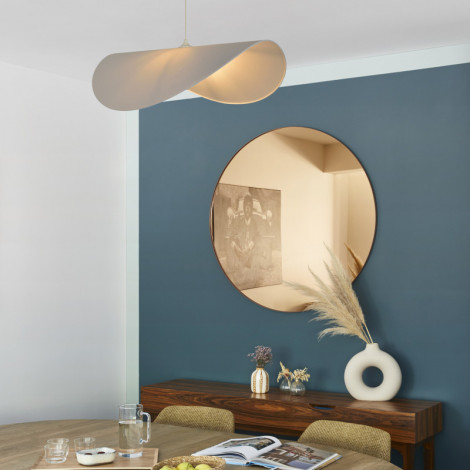 Grande suspension en coton blanc|Suspensions|Lampe Avenue