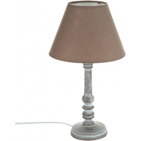 Lampe - Bois - Taupe - H 36 cm|Lampes à poser|AC Deco