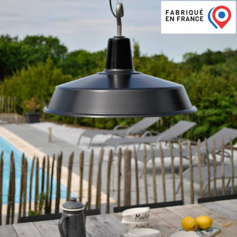 Suspension extérieure noire 45cm Fabriquée en France|Suspensions|Lampe Avenue