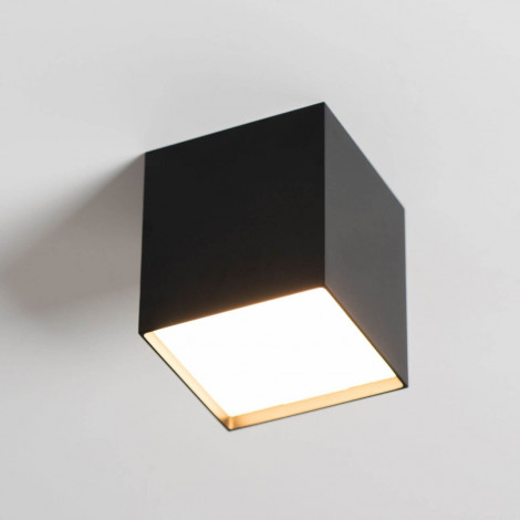 Plafonnier spot minimaliste design carré noir LED - Viggo|Plafonnier|Kosilum