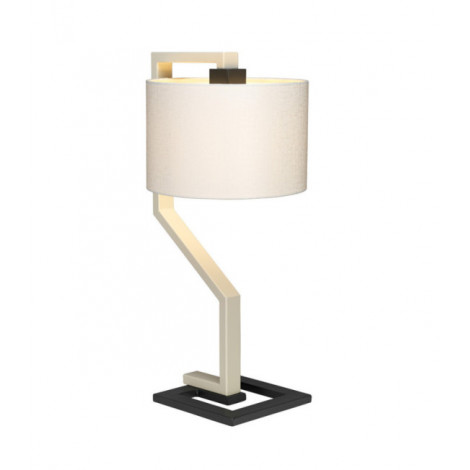 Lampe de table Axios Acier Base en métal peint crème et gris foncé|Lampes à poser|Luminaire Center