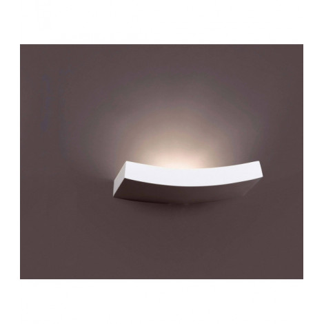 Aplique murale blanche Eaco L16 1 ampoule|Appliques murales|Luminaire Center