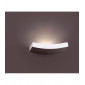 Aplique murale blanche Eaco L16 1 ampoule|Appliques murales|Luminaire Center