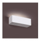 Aplique murale blanche Eaco 1 ampoule|Appliques murales|Luminaire Center