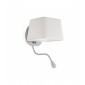 Aplique murale blanche Sweet H18 1 ampoule|Appliques murales|Luminaire Center