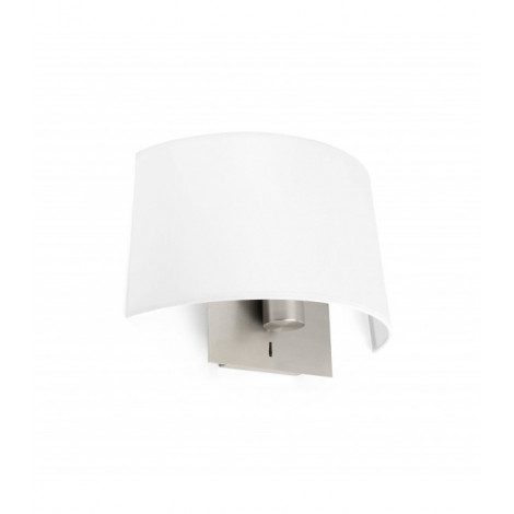 Aplique murale blanche Volta H23 cm 1 ampoule|Appliques murales|Luminaire Center