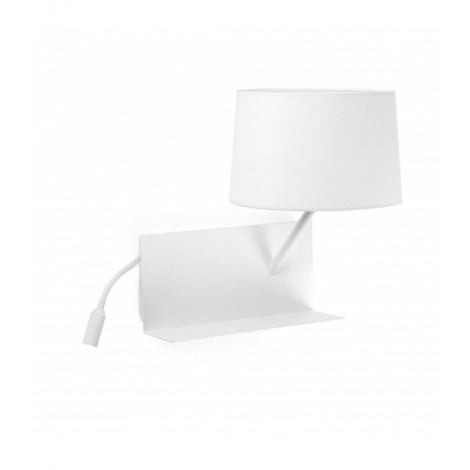 Aplique murale blanche Handy h55 1 ampoule|Appliques murales|Luminaire Center