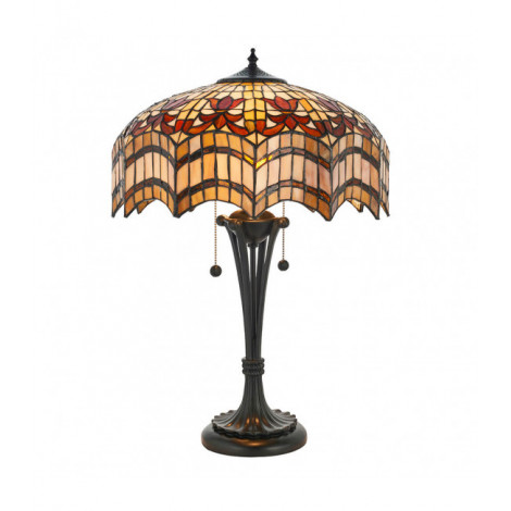 Lampe 42 cm Vesta, verre et métal|Lampes à poser|Luminaire Center