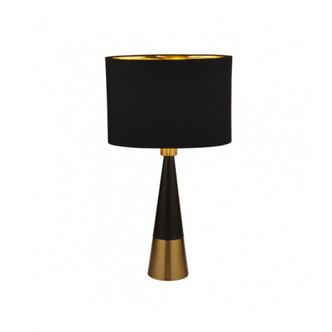 Lampde de table Table Acier doux Noir mat 1 ampoule 58cm|Lampes à poser|Luminaire Center