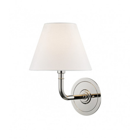 Lampe avec abat jour Signature Acier Nickel poli 1 ampoule 28,6cm|Lampes à poser|Luminaire Center