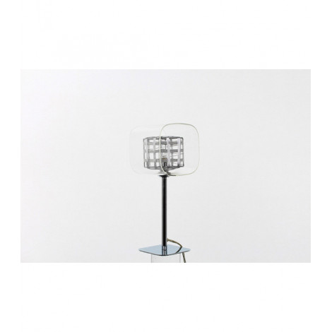 Lampe de table Avignon Chrome 1 ampoule 30cm|Lampes à poser|Luminaire Center