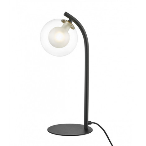 Lampe de table globe Remy Noir 1 ampoule 38cm|Lampes à poser|Luminaire Center