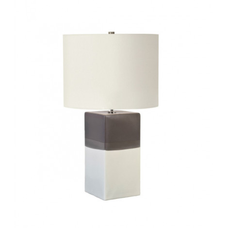 Lampe de table Alba Céramique Crème|Lampes à poser|Luminaire Center