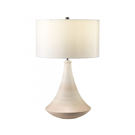 Lampe de table Pinner Céramique Crème|Lampes à poser|Luminaire Center