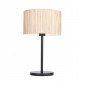 Lampe de table Longshore Acier,jonc de mer Noir mat, jonc de mer naturel|Lampes à poser|Luminaire Center