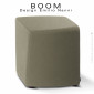 Pouf ou petit tabouret design d'appoint BOOM, structure multiplis de bois de hêtre, habillage mousse et tissu couleur.|Tabouret|100chaises