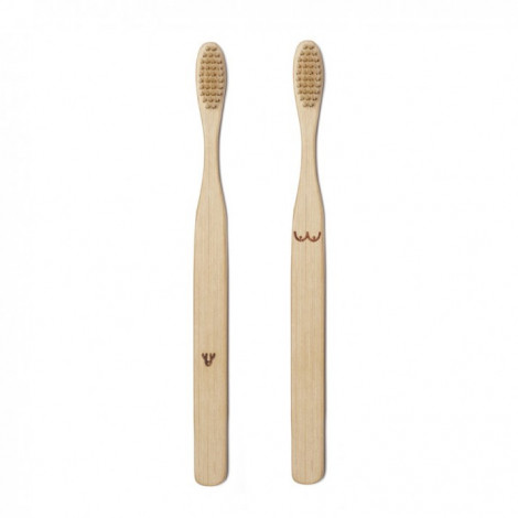 Duo de brosses à dents bambou Nudies|Accessoires|AbsolumentDesign