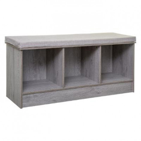 Banc 3 Niches "Mix N'Modul" 105cm Gris|Banquettes / Bancs / Poufs|Paris Prix