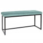 Banc Design "Giulia" 100cm Bleu|Banquettes / Bancs / Poufs|Paris Prix