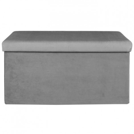 Banc & Coffre de Rangement "Giulia" 77cm Gris|Banquettes / Bancs / Poufs|Paris Prix