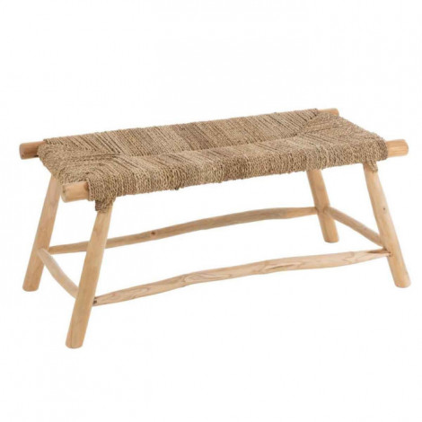 Banc Design en Teck "Timo" 100cm Naturel|Banquettes / Bancs / Poufs|Paris Prix