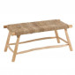 Banc Design en Teck "Timo" 100cm Naturel|Banquettes / Bancs / Poufs|Paris Prix