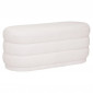 Banc Design "Sinan" 100cm Blanc|Banquettes / Bancs / Poufs|Paris Prix