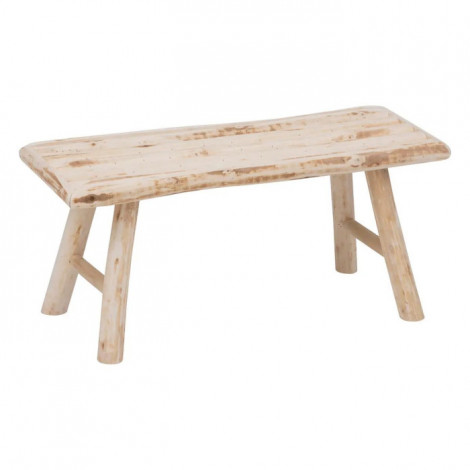 Banc en Bois "Woody" 70cm Beige|Banquettes / Bancs / Poufs|Paris Prix