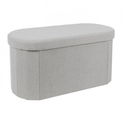 Banc Coffre Pliable "Pills" 76cm Gris|Banquettes / Bancs / Poufs|Paris Prix