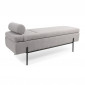 Banquette & Coffre Bouclette "Loyd" 140cm Gris|Banquettes / Bancs / Poufs|Paris Prix