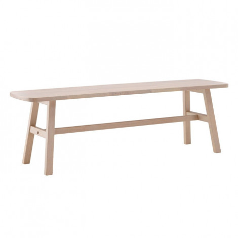 Banc en Bois "Halso" 140cm Naturel|Banquettes / Bancs / Poufs|Paris Prix