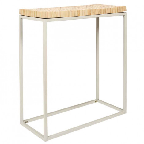 Console en Bois "Rondin" 84cm Naturel|Console|Paris Prix