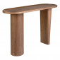 Console Ovale Design "Edwardo" 120cm Naturel|Console|Paris Prix