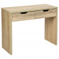 Console 2 Tiroirs "Bivoak" 100cm Beige|Console|Paris Prix